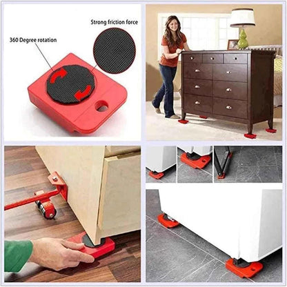 ‎5 in 1 Heavy Furniture Mover Tool Lifter and Transport System