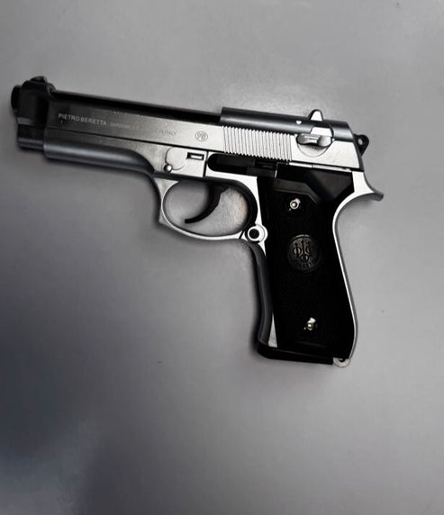 Silver M92 Beretta Airsoft Toy Gun – Realistic, Durable & Fun for Airsoft Enthusiasts