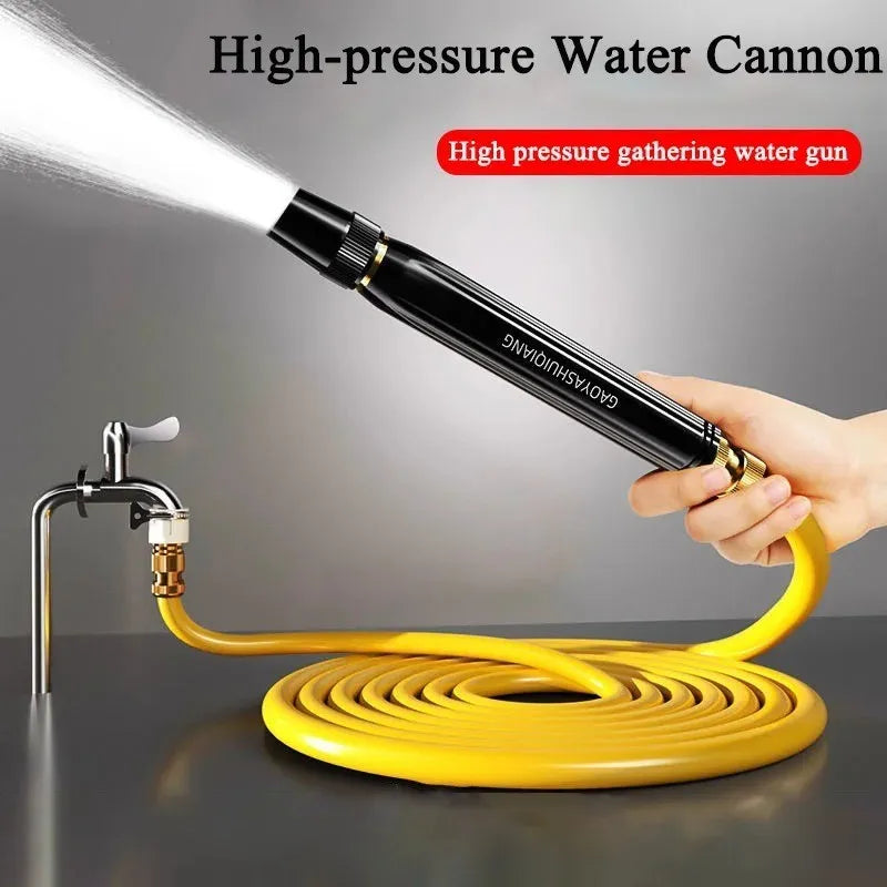 High Pressure Water Nozzle Black Plastic Car Wash Tool