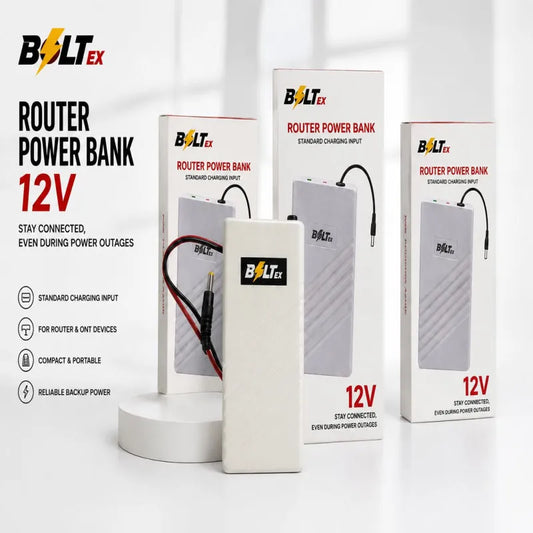 Boltex 12V Router Power Bank For internet Backup