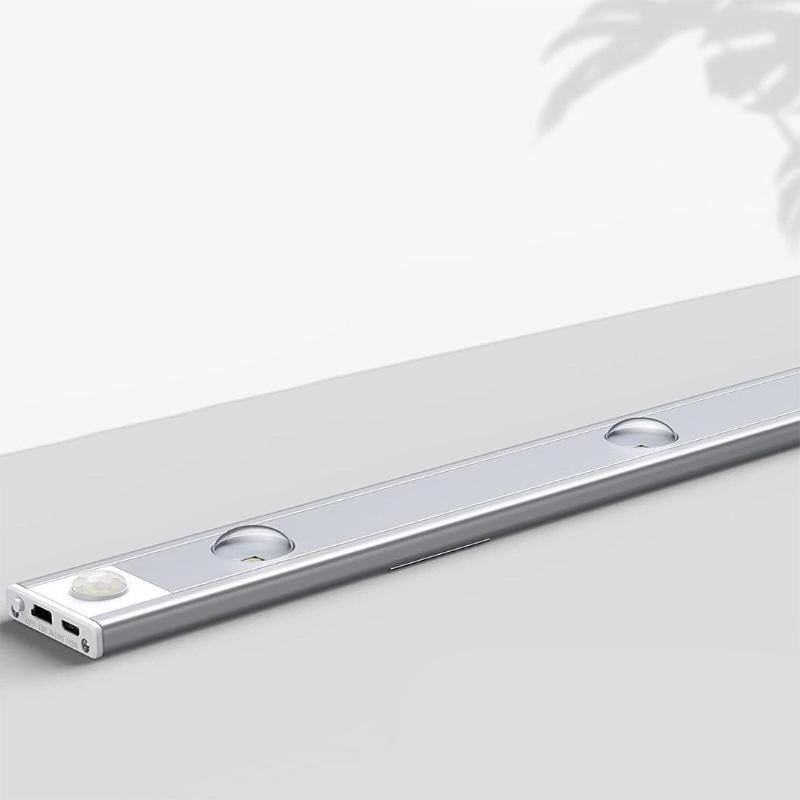LED Motion Sensor Cabinet Light, 8 inches long , Rechargeable, USB powered, no wiring required